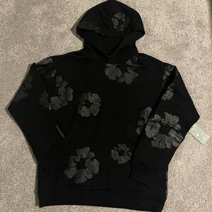 Black denim tears hoodie